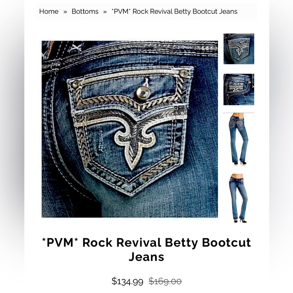 Women’s Betty Rock Revival bootcut jeans